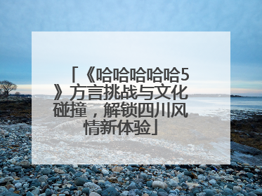 《哈哈哈哈哈5》方言挑战与文化碰撞，解锁四川风情新体验