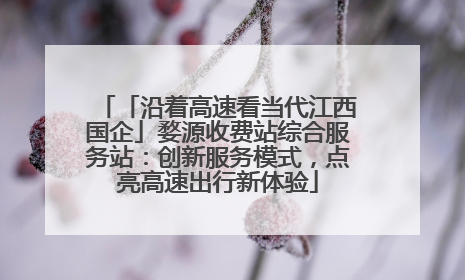 「沿着高速看当代江西国企」婺源收费站综合服务站：创新服务模式，点亮高速出行新体验