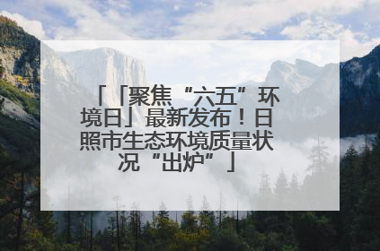 「聚焦“六五”环境日」最新发布！日照市生态环境质量状况“出炉”
