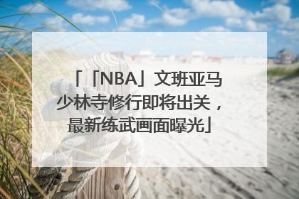 「NBA」文班亚马少林寺修行即将出关，最新练武画面曝光