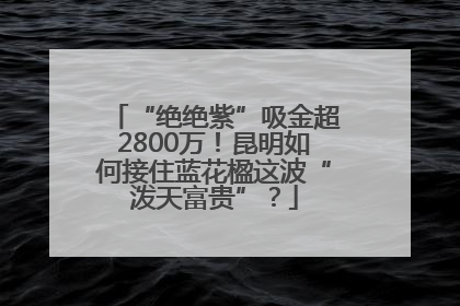 “绝绝紫”吸金超2800万！昆明如何接住蓝花楹这波“泼天富贵”？