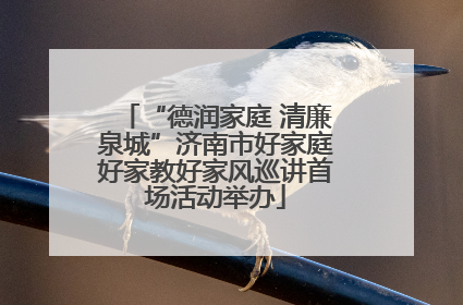 “德润家庭 清廉泉城”济南市好家庭好家教好家风巡讲首场活动举办