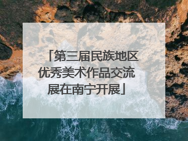 第三届民族地区优秀美术作品交流展在南宁开展