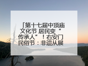 第十七届中顶庙文化节 居民变“传承人”！右安门民俗节：非遗从展柜走进烟火气
