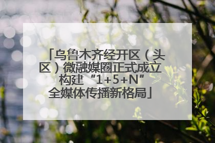 乌鲁木齐经开区（头区）微融媒圈正式成立 构建“1+5+N”全媒体传播新格局