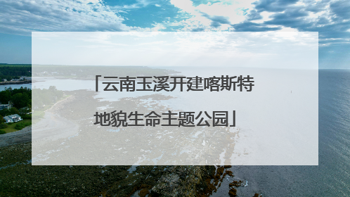 云南玉溪开建喀斯特地貌生命主题公园
