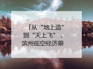 从“地上造”到“天上飞”，滨州低空经济乘势而上｜潮起渤海・网聚黄蓝