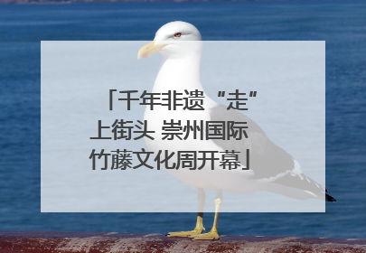 千年非遗“走”上街头 崇州国际竹藤文化周开幕