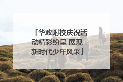 华政附校庆祝活动精彩纷呈 展现新时代少年风采