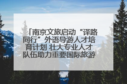 南京文旅启动“译路同行”外语导游人才培育计划 壮大专业人才队伍助力重要国际旅游目的地建设