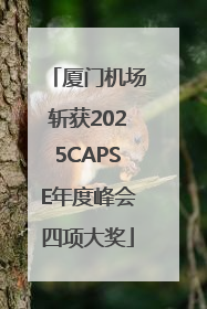 厦门机场斩获2025CAPSE年度峰会四项大奖
