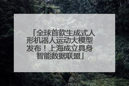 全球首款生成式人形机器人运动大模型发布！上海成立具身智能数据联盟