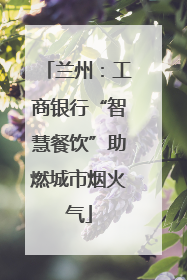 兰州：工商银行“智慧餐饮”助燃城市烟火气