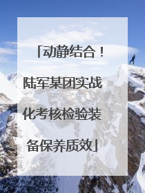 动静结合！陆军某团实战化考核检验装备保养质效