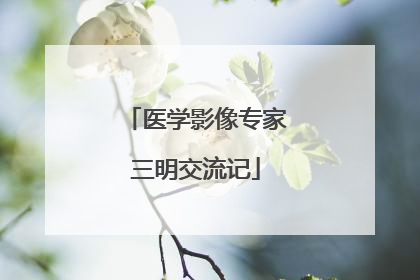 医学影像专家三明交流记
