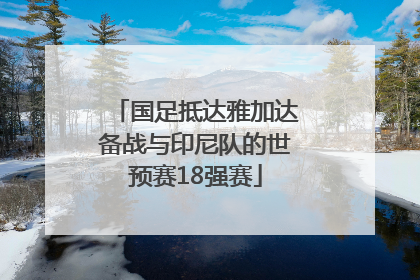 国足抵达雅加达备战与印尼队的世预赛18强赛