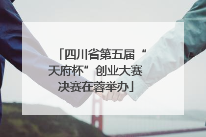 四川省第五届“天府杯”创业大赛决赛在蓉举办