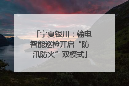 宁夏银川：输电智能巡检开启“防汛防火”双模式