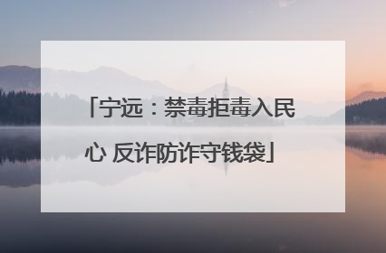 宁远：禁毒拒毒入民心 反诈防诈守钱袋