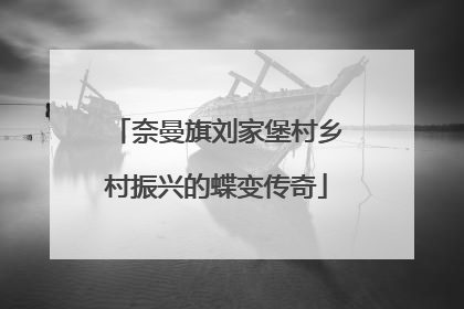 奈曼旗刘家堡村乡村振兴的蝶变传奇