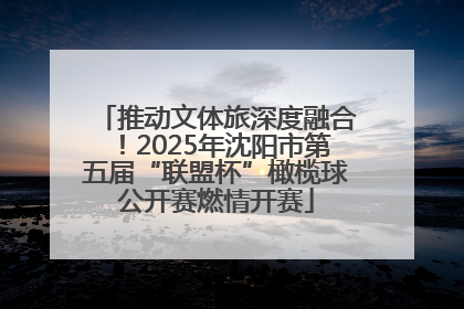 推动文体旅深度融合！2025年沈阳市第五届“联盟杯”橄榄球公开赛燃情开赛