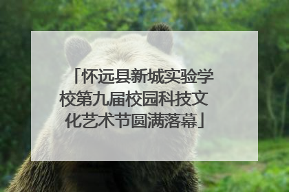 怀远县新城实验学校第九届校园科技文化艺术节圆满落幕