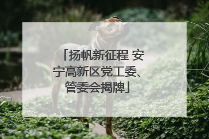 扬帆新征程 安宁高新区党工委、管委会揭牌