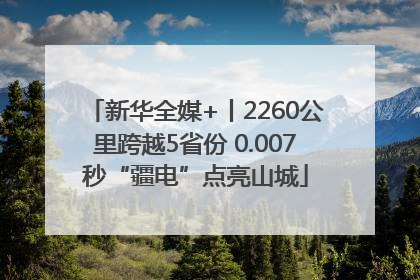 新华全媒+丨2260公里跨越5省份 0.007秒“疆电”点亮山城