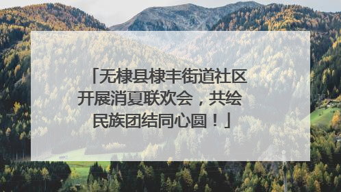 无棣县棣丰街道社区开展消夏联欢会，共绘民族团结同心圆！