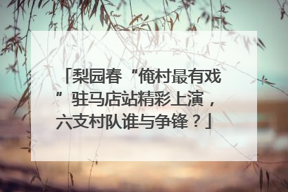 梨园春“俺村最有戏”驻马店站精彩上演，六支村队谁与争锋？