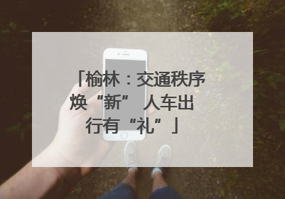 榆林：交通秩序焕“新” 人车出行有“礼”