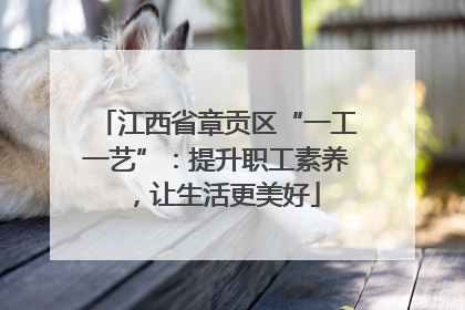 江西省章贡区“一工一艺”：提升职工素养，让生活更美好