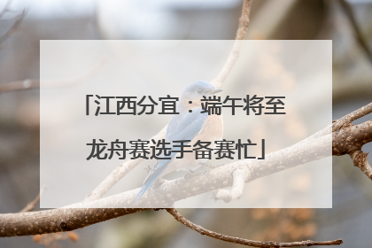 江西分宜：端午将至 龙舟赛选手备赛忙