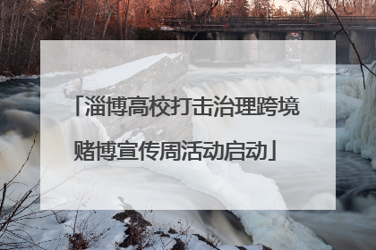 淄博高校打击治理跨境赌博宣传周活动启动