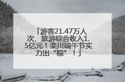 游客21.47万人次、旅游综合收入1.5亿元！栾川端午节实力出“粽”！
