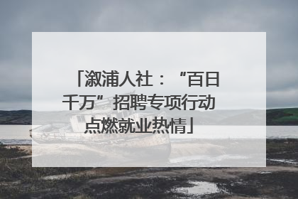 溆浦人社：“百日千万”招聘专项行动点燃就业热情