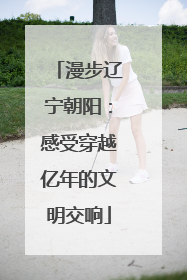 漫步辽宁朝阳：感受穿越亿年的文明交响