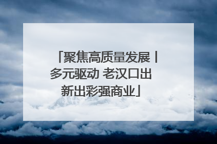 聚焦高质量发展丨多元驱动 老汉口出新出彩强商业