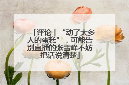 评论丨“动了太多人的蛋糕”，可能告别直播的张雪峰不妨把话说清楚