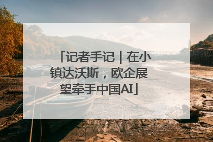 记者手记｜在小镇达沃斯，欧企展望牵手中国AI