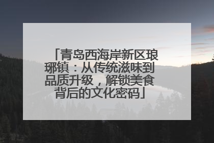 青岛西海岸新区琅琊镇：从传统滋味到品质升级，解锁美食背后的文化密码