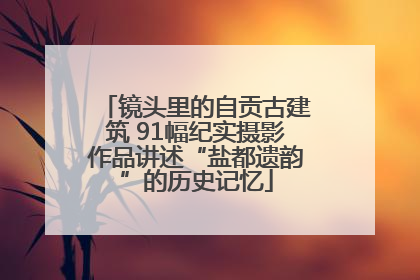 镜头里的自贡古建筑 91幅纪实摄影作品讲述“盐都遗韵”的历史记忆