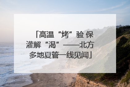 高温“烤”验 保灌解“渴”——北方多地夏管一线见闻