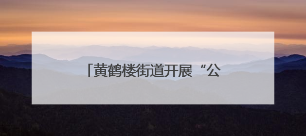 黄鹤楼街道开展“公民素养大课堂”，织密“银龄”防诈网