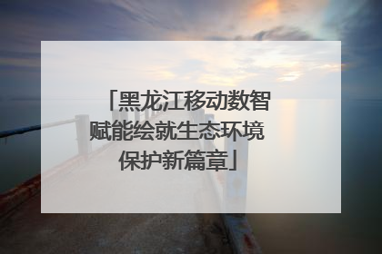 黑龙江移动数智赋能绘就生态环境保护新篇章