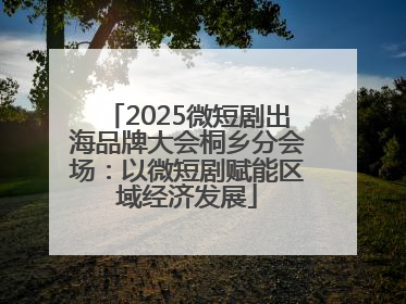 2025微短剧出海品牌大会桐乡分会场：以微短剧赋能区域经济发展