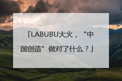 LABUBU大火，“中国创造”做对了什么？