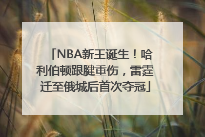 NBA新王诞生！哈利伯顿跟腱重伤，雷霆迁至俄城后首次夺冠